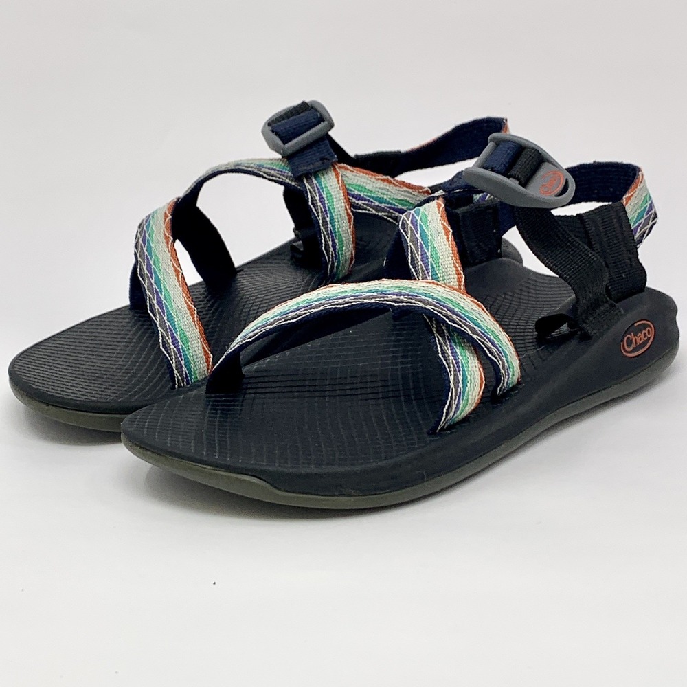 Chacos Z Boulder Adjustable Classic Sandal Womens 8 Multicolor Stripe Prism Mint